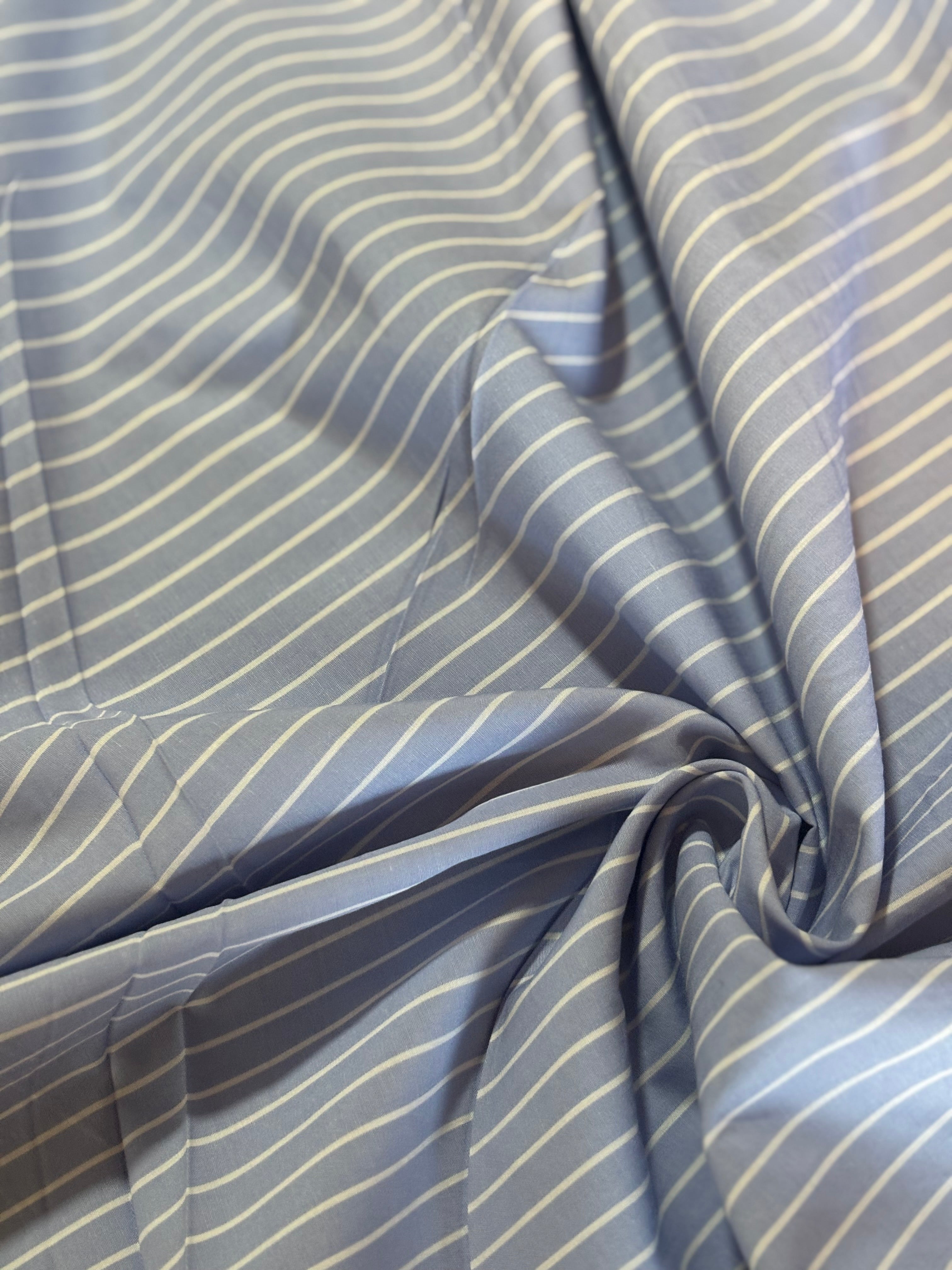 100% COTONE RIGA BIANCA