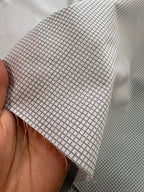 100% COTONE QUADRETTO TRATTEGGIATO