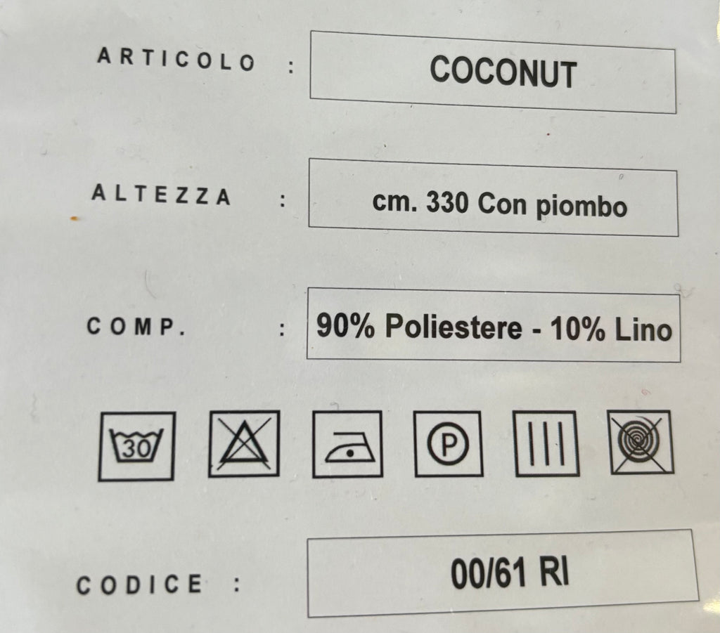 TESSUTO TENDA “COCONUT”