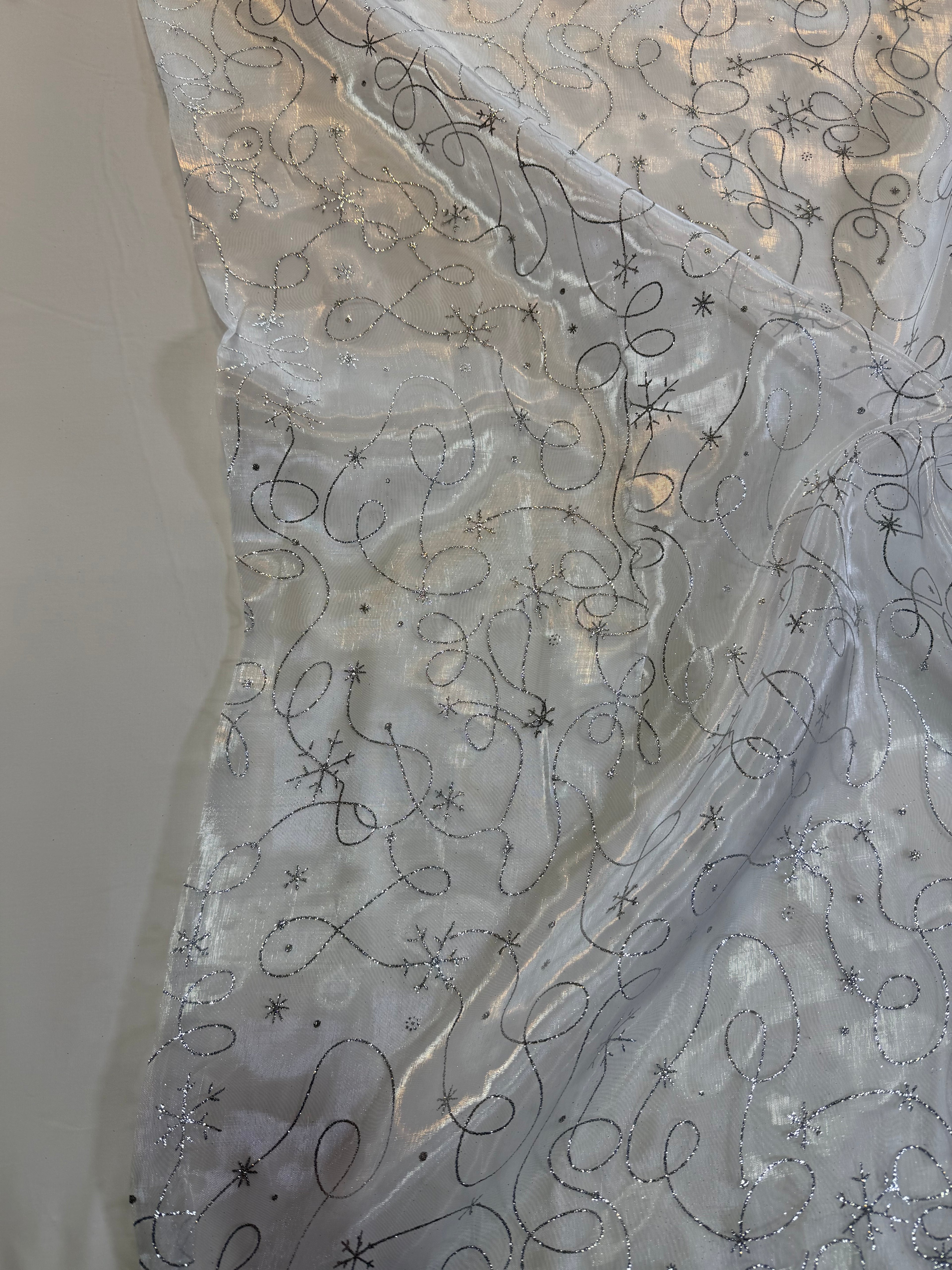 ORGANZA GLITTER NATALIZIA