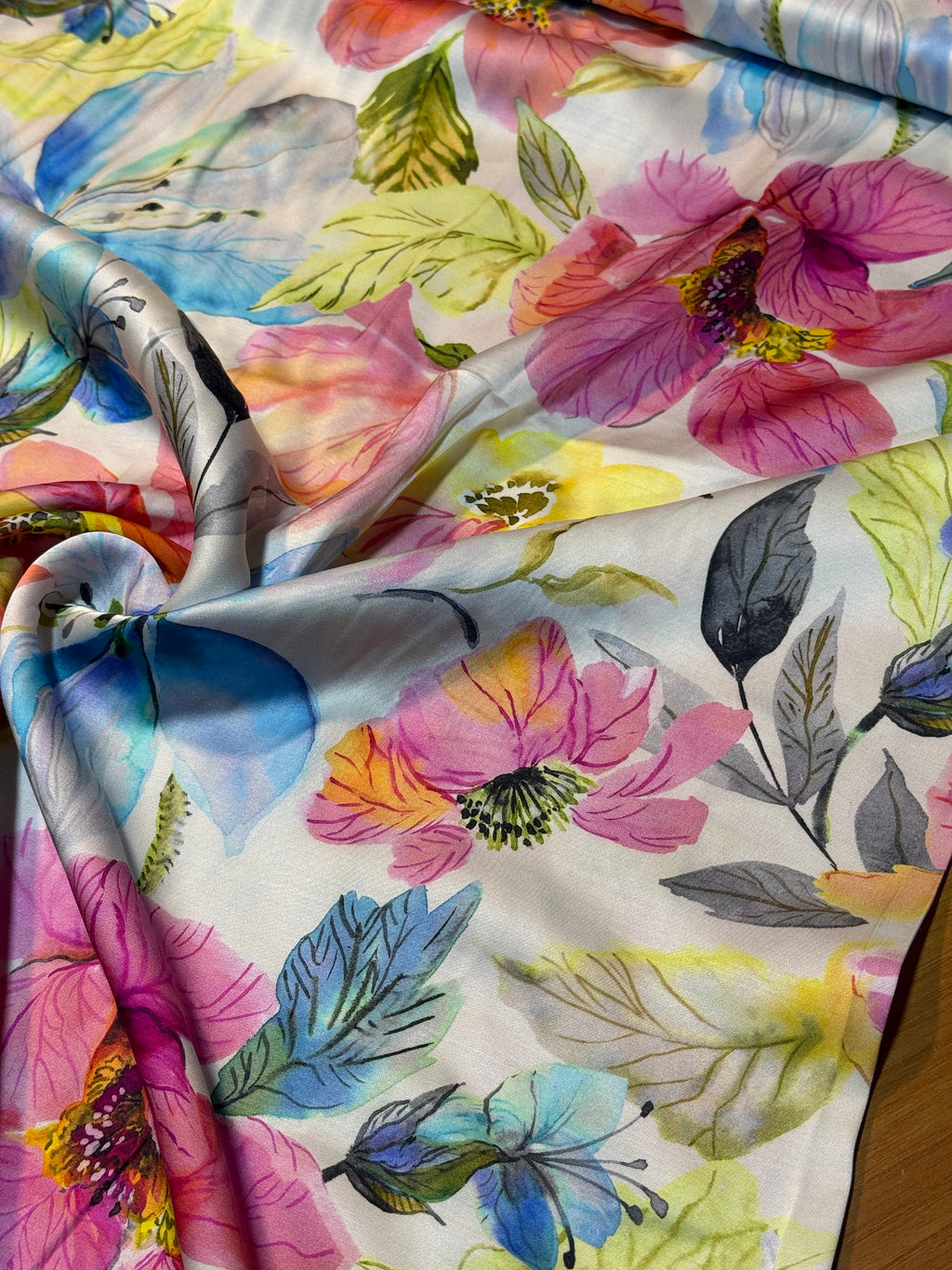 SATIN DI VISCOSA SCAMPOLO 2,50 MT