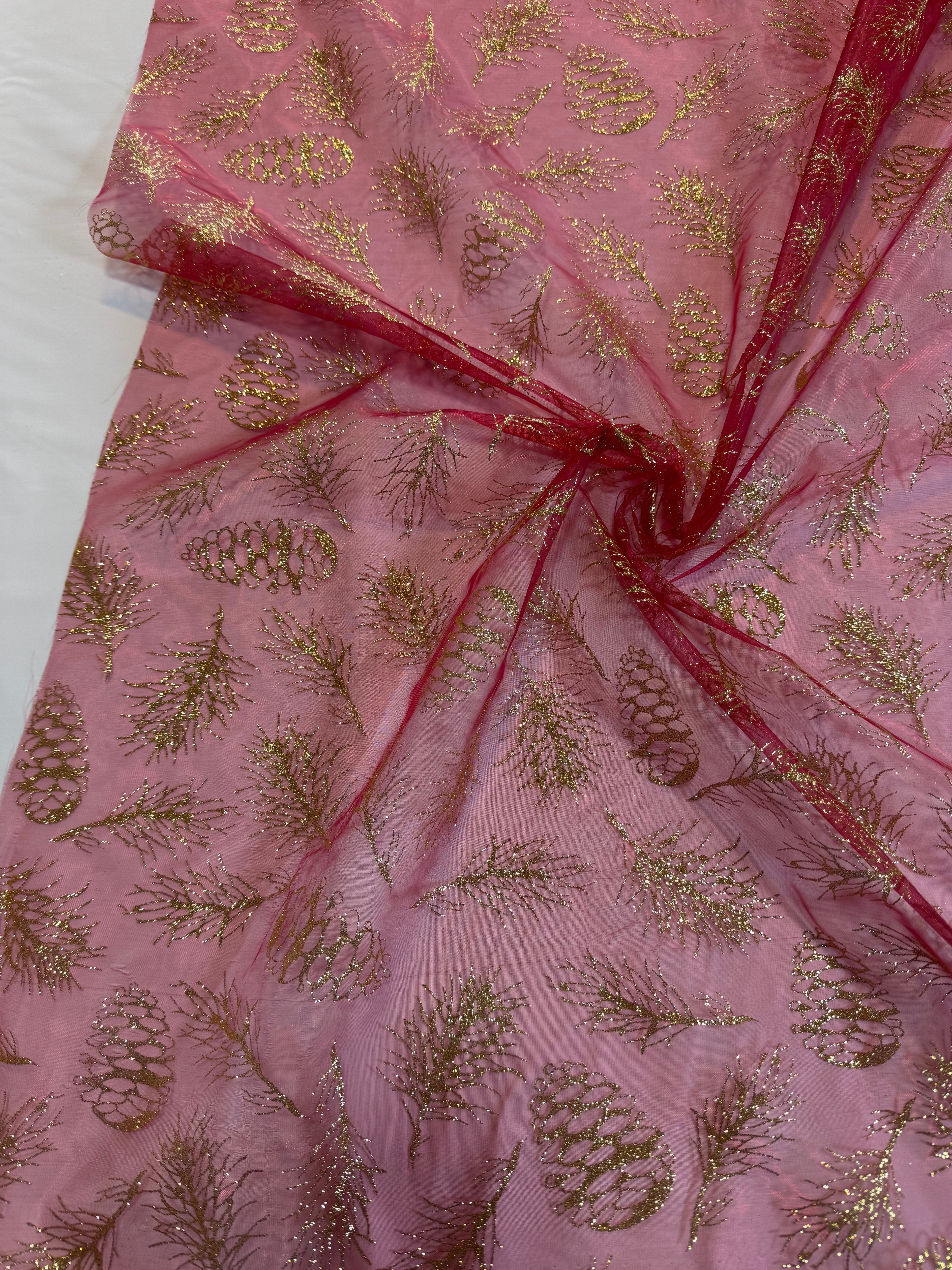 ORGANZA GLITTER NATALIZIA