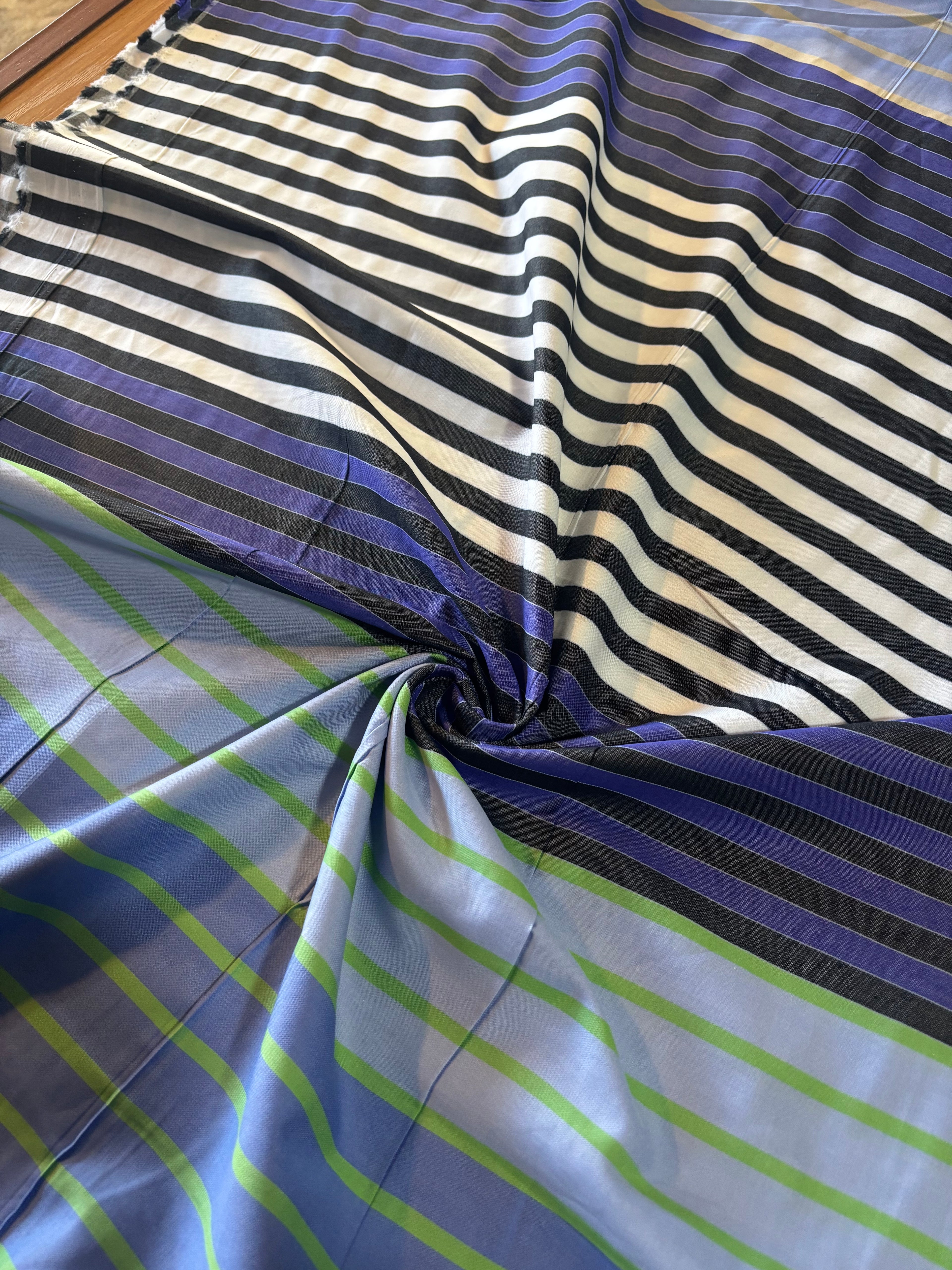 SCAMPOLO 100% COTONE RIGA COLORATA 250x150