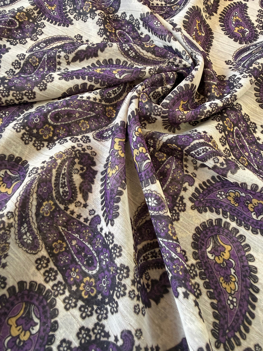 GEORGETTE CON FILO LUREX