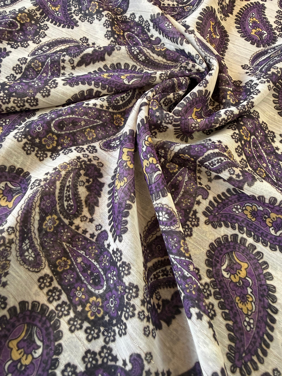 GEORGETTE CON FILO LUREX
