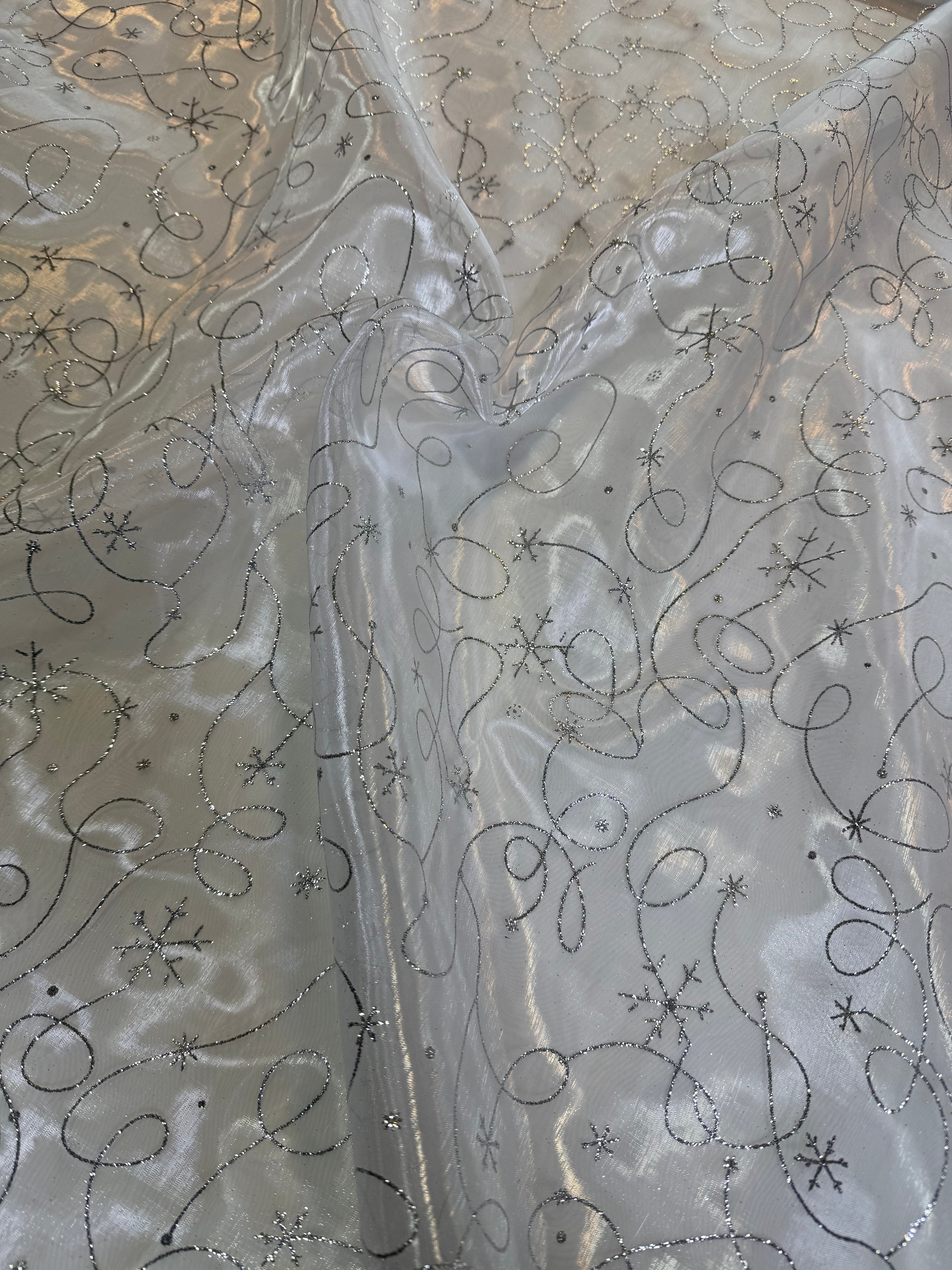 ORGANZA GLITTER NATALIZIA