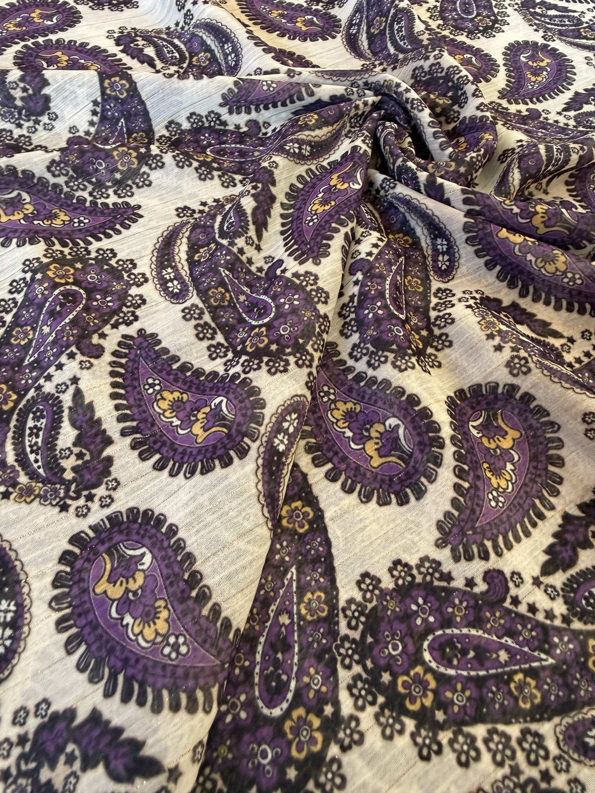 GEORGETTE CON FILO LUREX