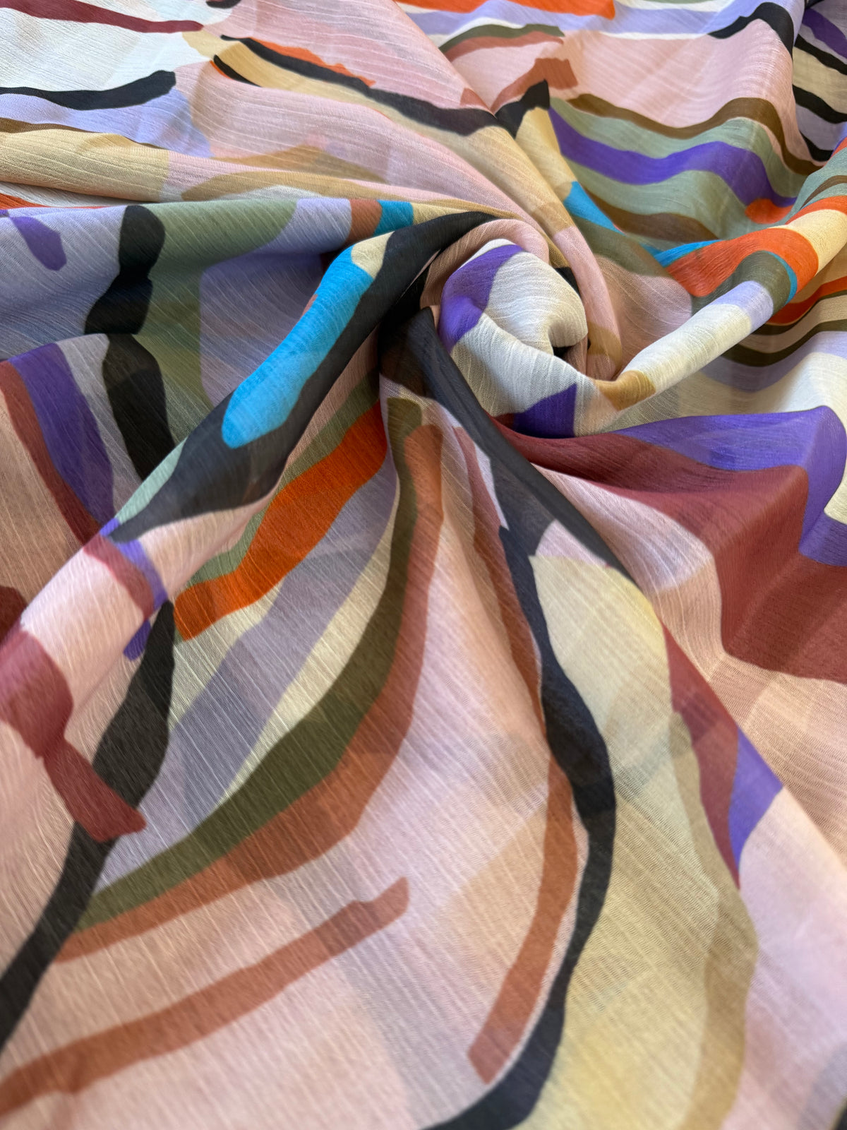 CHIFFON MILITARY MULTICOLORE
