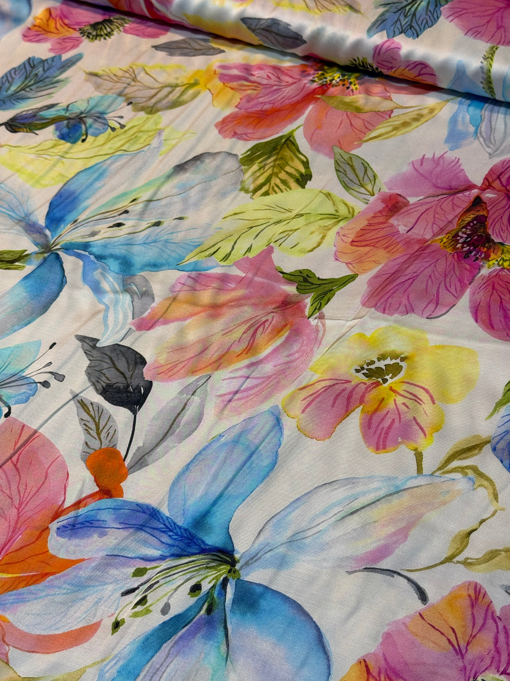 SATIN DI VISCOSA SCAMPOLO 2,50 MT