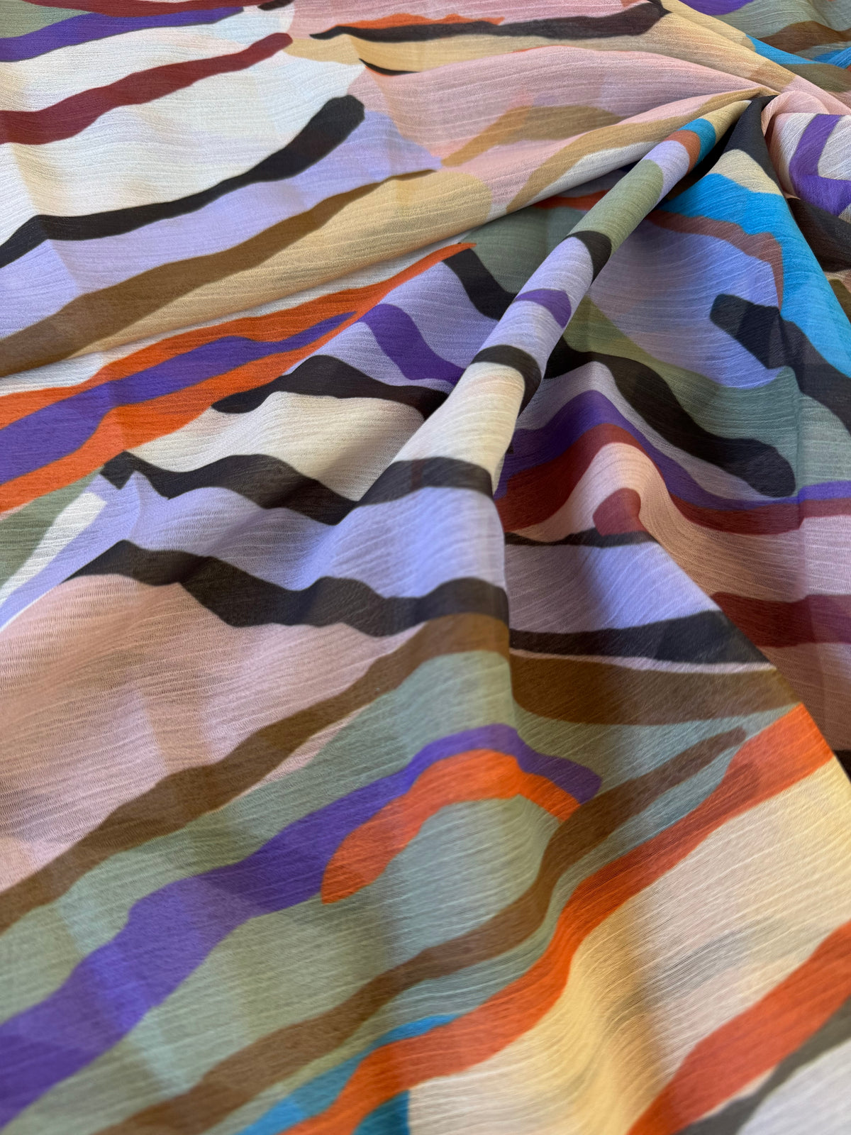 CHIFFON MILITARY MULTICOLORE