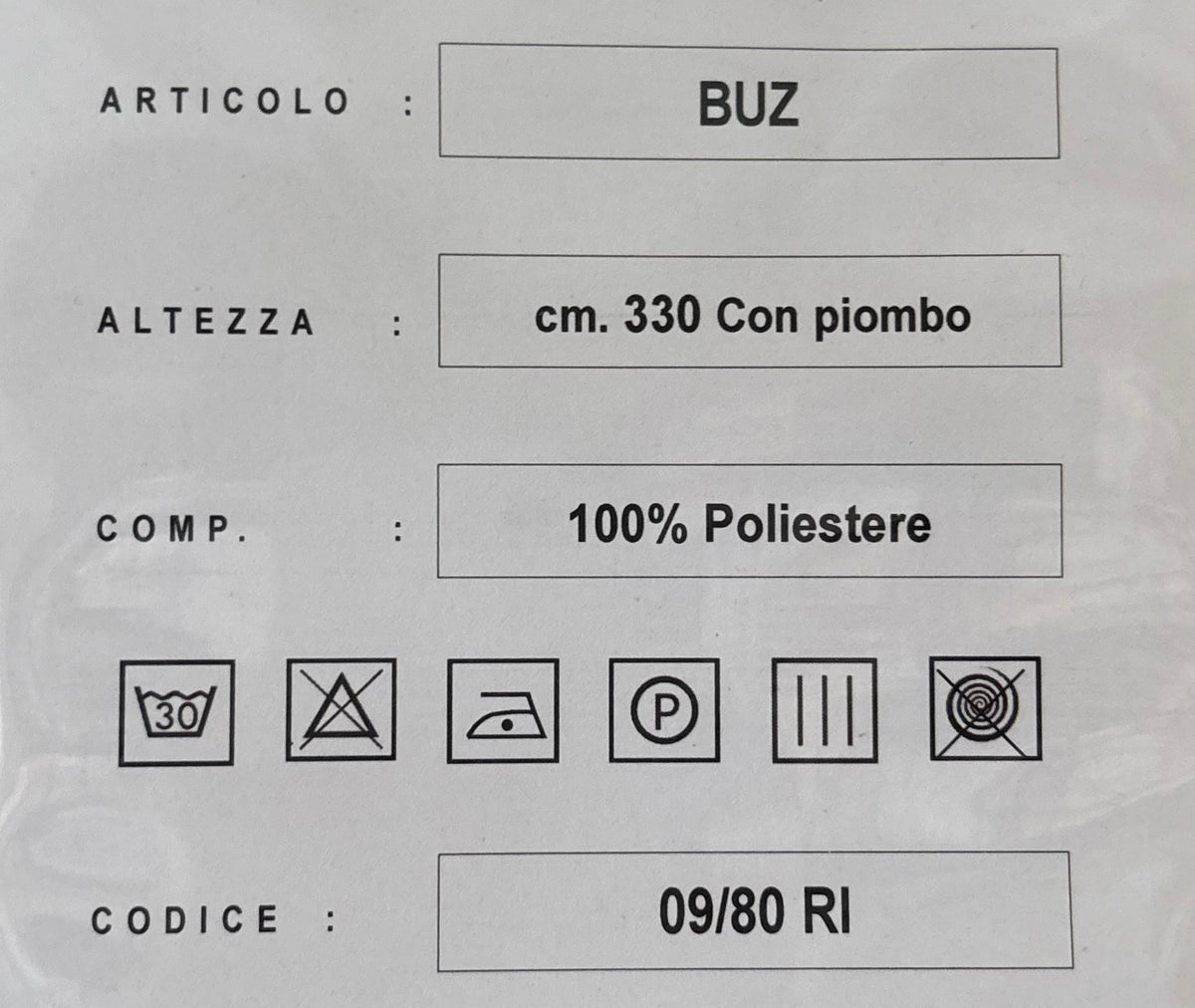 TESSUTO TENDA “BUZZ”