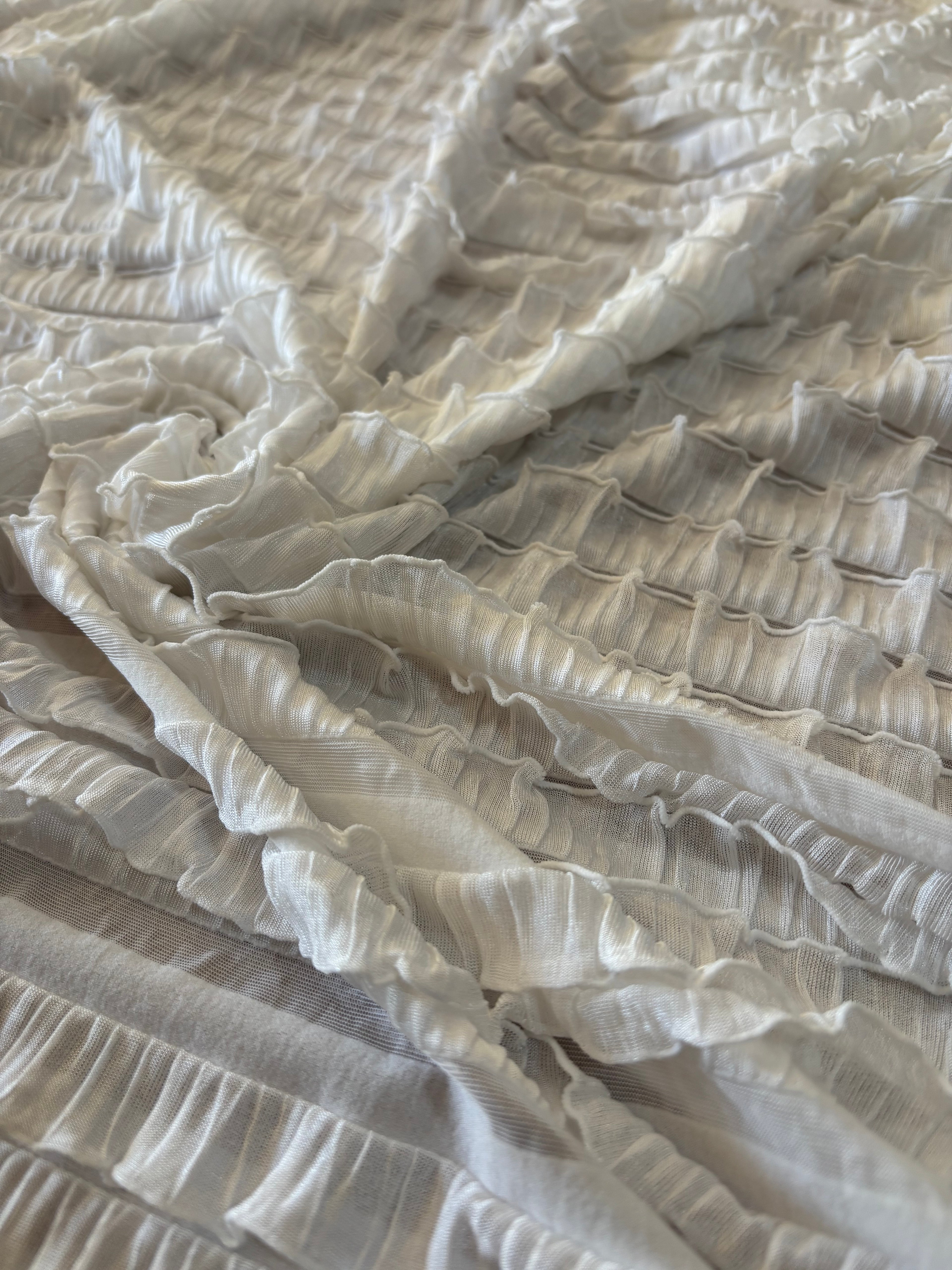 MAGLIA MISTO COTONE CON BALZETTE