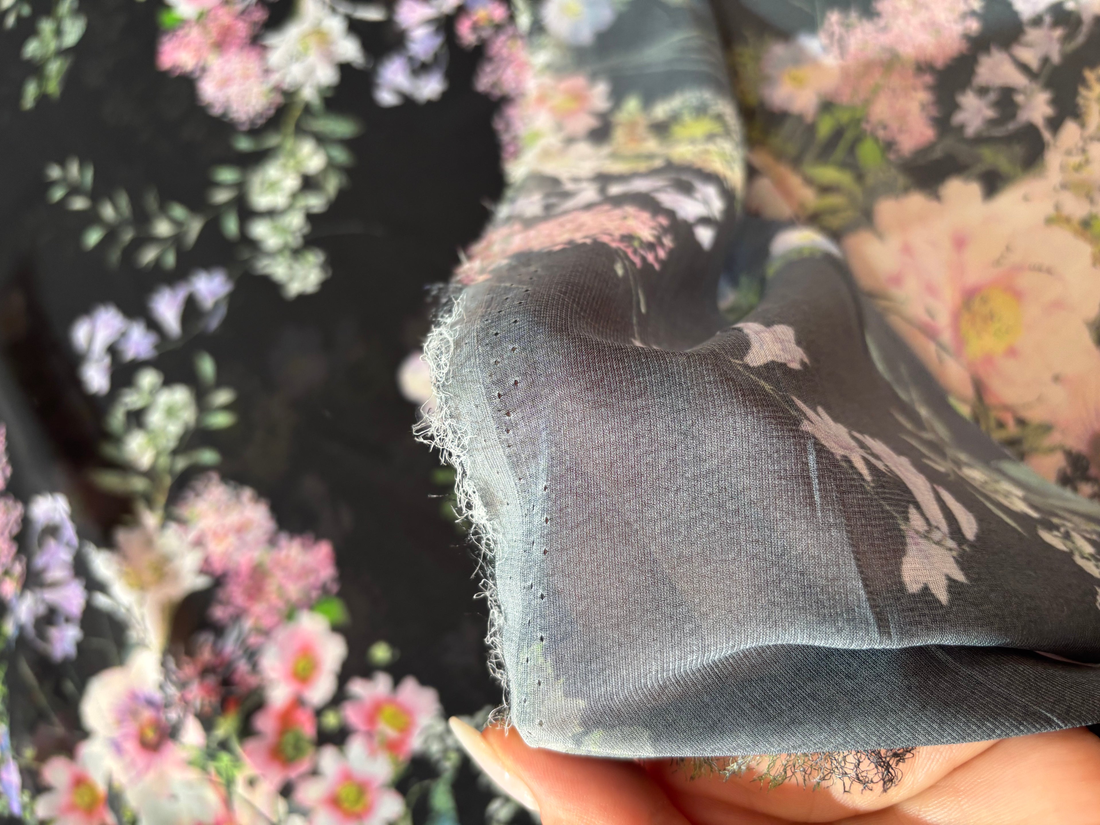 CHIFFON MANO SETA