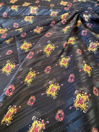 GEORGETTE MIXED SATIN FILO LUREX