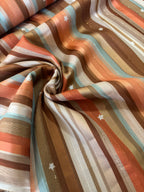 GEORGETTE MIXED SATIN STELLE