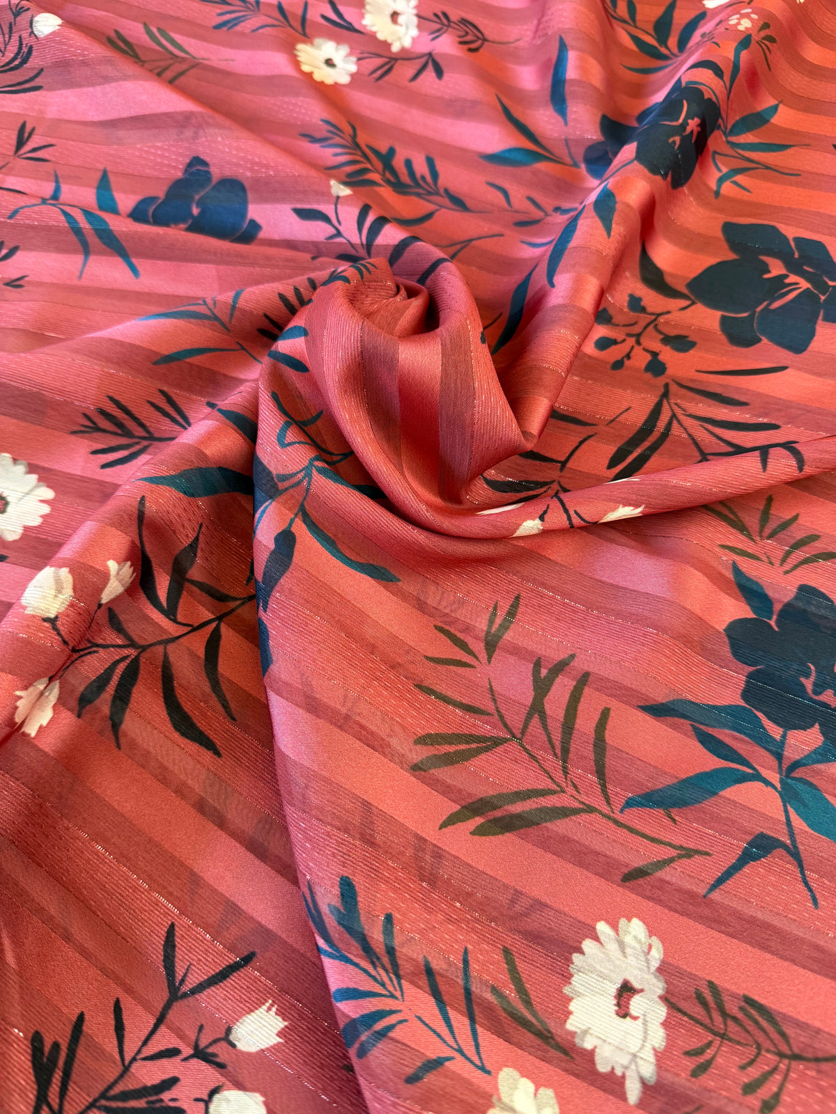 GEORGETTE MIXED SATIN